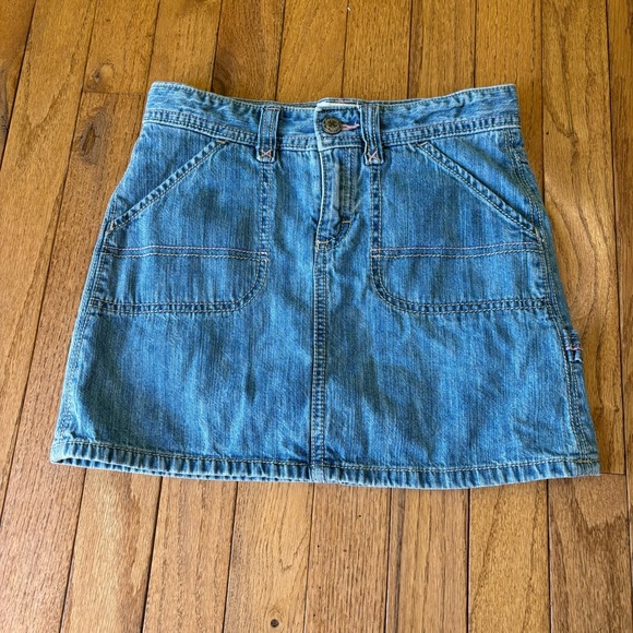 OSH KOSH B GOSH DENIM HEART POCKET SKIRT SIZE 10 100% COTTON - Picture 1 of 4